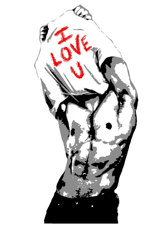 T-Shirt I love you Oversize